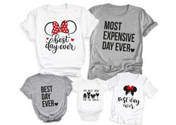 Best Day Ever Shirt, Disney Family Shirts, Custom Disney Shirts, Disney Matching Shirts, Let's Do This Shirt, Most Expen