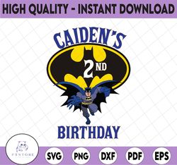 Personalized Name Batman Birthday Svg, Boys Birthday Svg, Disneyland Svg, custom birthday Svg