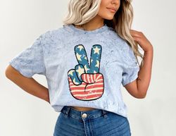 Retro USA Tie Dye Comfort Colors shirt,Freedom Tour,Retro fourth shirt, Women 4th of July shirt,America Patriotic Shirt,