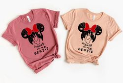 2022 Disney With My Bestie Shirt, Disney Girl Trip Shirt, Mickey Minnie Friends
