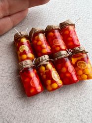 miniature jars doll food foods for doll scale miniatures