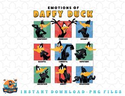 Looney Tunes Emotions Of Daffy Duck png, sublimation, digital download