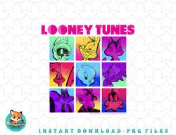 looney tunes group shot pop art box up png, sublimation, digital download