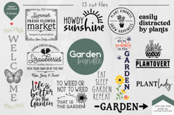 Garden Bundle SVG Cut Files Summer
