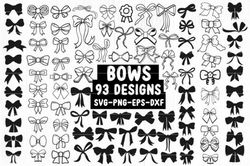 Bows Silhouettes Bundle SVG