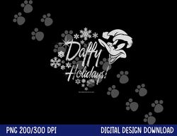 Looney Tunes Daffy Duck Holidays T Shirt  png, sublimation