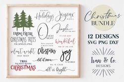 Christmas Bundle SVG & Sublimation Files