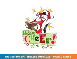 Looney Tunes Holiday Cheer Sylvester  png, sublimation