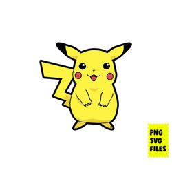 Pokemon Pikachu Svg, Pikachu Png, Pokemon Svg, Pokemon Characters Svg, Cartoon Svg, Png Digital File