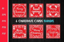 Christmas Cards Bundle SVG Christmas Cards Bundle SVG