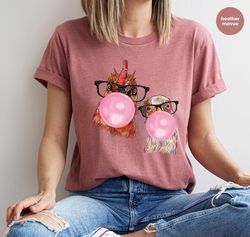 Chicken Mom T-Shirt, Farm Animal Graphic Tees, Funny Chicken Shirt, Shirt for Women, Chicken Shirt, Funny Vneck Shirt, F