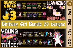 Birthday Girl Bundle SVG 30 Designs Birthday Girl Bundle SVG 30 Designs