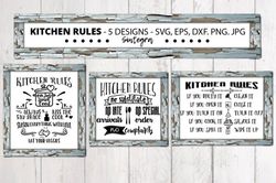 Kitchen Rules Bundle Svg Kitchen Rules Bundle Svg