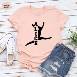 Customized Gymnastics Shirts, Cool Personalized Graphic Tees, Trendy Birthday Gift, Gymnastic TShirt, Gymnastics Mom Out
