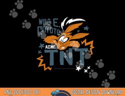 Looney Tunes Wile. E. Coyote TNT  png, sublimation