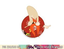 Looney Tunes Yosemite Sam Red Circle Portrait  png, sublimation