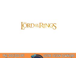 Lord of the Rings Logo Longsleeve T Shirt Long Sleeve  png, sublimation
