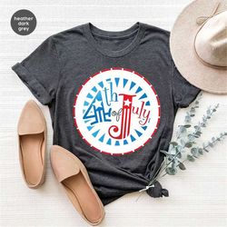 Cool 4th of July Gifts, Trendy Patriotic Shirt, Aesthetic Fourth Of July Graphic Tees, Independence Day T-Shirts, Americ