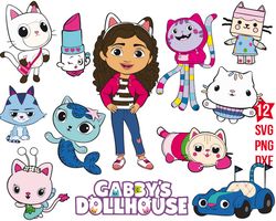 Gabby's Dollhouse svg, Gabby Dollhouse svg for cricut, png