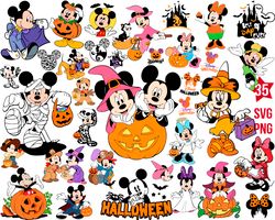 Disney Mickey halloween svg, Disney halloween svg, png
