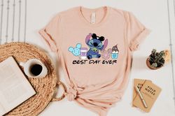 Best Day Ever Stitch & Baby Yoda Snacks Shirt  Disneyworld Family Shirts , Disne
