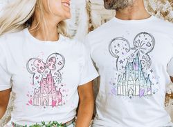 Disney  Castle Couple Shirt, Disney Mickey And Minnie Shirt, Disney Trip Shirt,