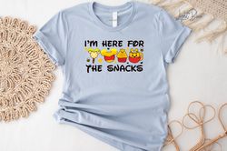 Disney Winnie Snacks Shirt,I'M Here For The Snacks Shirt, Disney Vacation Shirt,