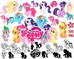 My little pony svg, My Little Pony Party, Kids Birthday Svg, png