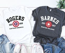 Barnes And Rogers Shirt, Captain America Winter Soldier Shirt, Steve Rogers Buck
