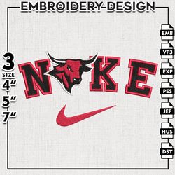 Nike Omaha Mavericks Embroidery Designs, NCAA Embroidery Files, Omaha Mavericks Machine Embroidery Files