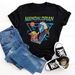 Mandalorian Grogu Shirt, Mandalorian Shirt, Star Wars, Star Wars Shirt, Disney S