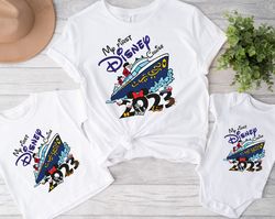 My first Disney Shirt, Disney Cruise 2023 Shirt, Disney Family Shirts, Disney Cr