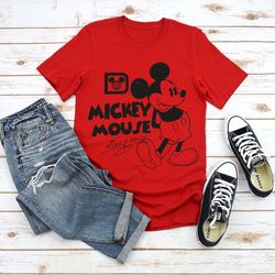 Vintage Mickey Mouse Shirt, Mickey Mouse Shirt, Disney Shirts, Mickey Sketch Shi