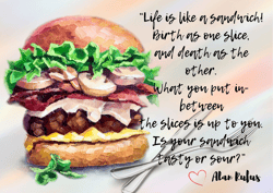 A digitalcard with Alan Rufus Quote .