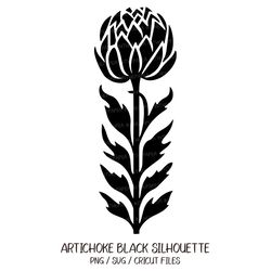 Artichoke SVG | Black Silhouette