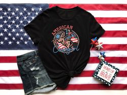 american cowgirl graphic tee, southern shirt, hor