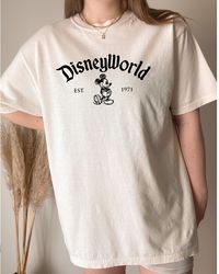Comfort Colors Vintage Walt Disney World Est 1971 Shirt, Mickey And Friend Shirt