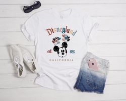 Disneyland Shirt, Retro Mickey Est 1955 Tee, Disneyland Shirt, Family V