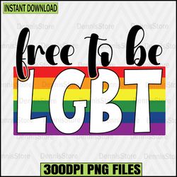 Free to Be Lgbt Png,Pride Png,LGBT Png Bundle,Lesbian Png,Gay Png,Bisexual Png,Transgender Png,Queer Png,Questioning Png