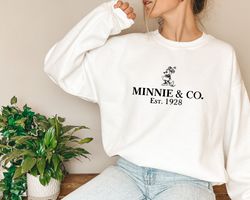 Minnie & Co Sweatshirt, Disney Sweatshirt, Disney Shirts, Unisex Sweatshirt, Cr