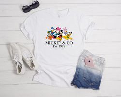 Retro Mickey Est 1928 Shirt, Vintage Disneyworld Shirt, Mickey And Friends Shirt