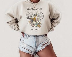 Vintage Mickey And Friends Disneyworld Est 1971 Sweatshirt, Disneyworld Shirt