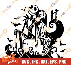 Nightmare Halloween SVG full wrap No Hole Halloween theme Halloween night Ghost Dead Bat for Cold Cup 24 Oz | SVG, PNG,