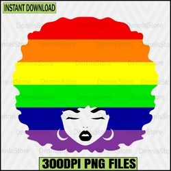 LGBT Soulful Afro Woman Png,Pride Png,LGBT Png,Lesbian Png ,Gay Png,Bisexual Png,Transgender Png,Queer Png,Questioning P