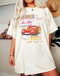 Retro Lightning Mcqueen Shirt, Disney Cars Shirt, Disney Shirt, Disney Pixar Shi