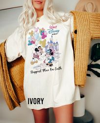 Disney shirt, Vintage Walt Disney World Shirt, Classic Mickey and Friends, Disne