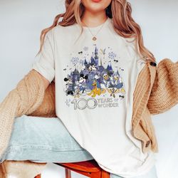 Mickey and Friends Disney 100 Years Of Wonder Shirt, Walt Disney Tee, Disney