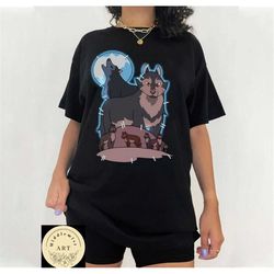 Hunter's Mystical Wolf Shirt, The Owl House Tshirt, Owl House Sweater, Hexside School Of Magic And Demonics, Owl House H