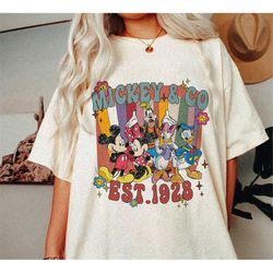 Vintage Mickey & Co EST 1928 Shirt, Mickey Retro Shirt, Retro Mickey And Friends Tee, Disney Family Matching Shirt, Magi