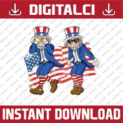 Uncle Sam Griddy Dance Funny 4th Of July USA Flag Png, Uncle Sam Griddy USA Flag Png, Independence Day Png, Digital Down